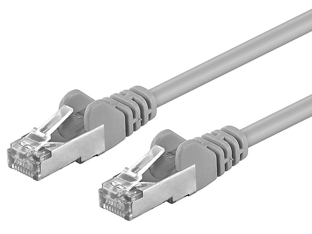 PremiumCord Netzwerkkabel, Ethernet, LAN & Patch Kabel CAT6a S-FTP PIMF Schirmung, RJ45, LSOH, AWG 26/7, Kupferkabel 100% Cu, grau, 5m