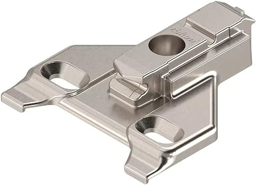 Blum - 0.118 in - Placa de montaje fuera del centro - para armarios de marco frontal - Atornillado - Compatible con cualquier bisagra Blum Clip-Top