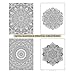 Intricate Patterns Adult Coloring Book - Zen Mandalas Series - Volume III
