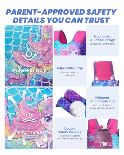 Image of Gogokids Puddle Float Jumper 24-66 Pounds, Toddler Swim Vest Kids Floaties