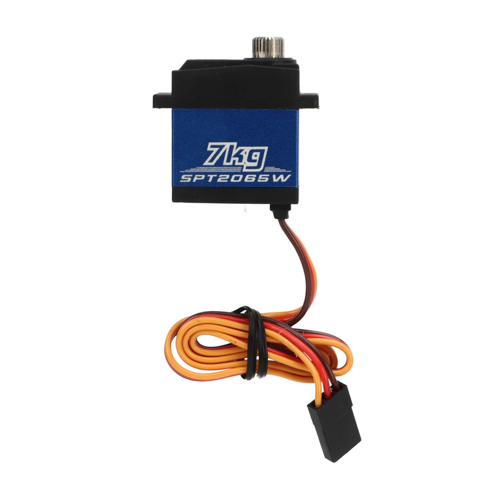 Digitales 7 Kg Wasserdichtes Servo, Stabiles Lenkgetriebe für 1/18 RC-Auto, Mini-Servo aus Aluminiumlegierung für DIY-Roboter, Blaue Farbe