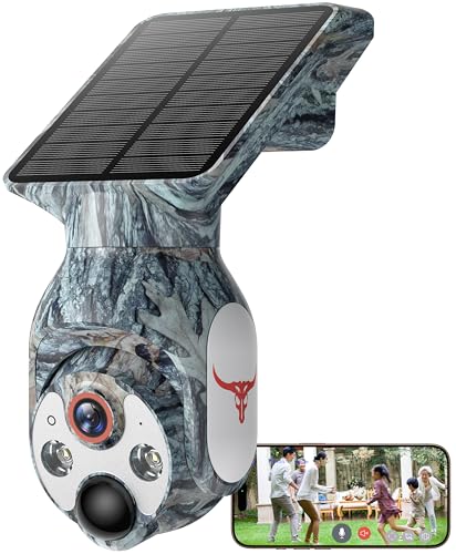 Amazon.co.jp: 2K 防犯カメラ 屋外 ソーラー 高効率ソーラー充電 監視