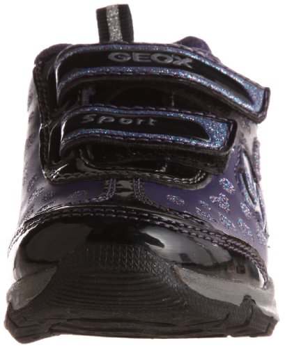 Geox Magica2 Sneaker (Toddler/Little Kid/Big Kid),Black/Violet,30 EU (12 M US Little Kid)2