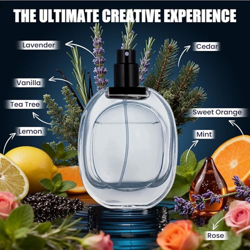 Perfume Making Kit- DIY Cologne Making Kit for Men, Make Your Own Scent with Essential Oil, Spray Bottle, Men's Fragrances Maker, Scent Set, Perfume Gifts for Women Girls Boyfriend - Image 4