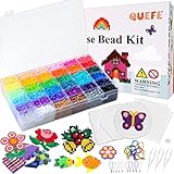 Quefe 11800pcs Fuse Beads Craft Kit, 36 Colors 5mm Beads, Melting Beads Set for Kids, Ideal for Crafts and Arts Projects, Great Gift for Birthday and Christmas