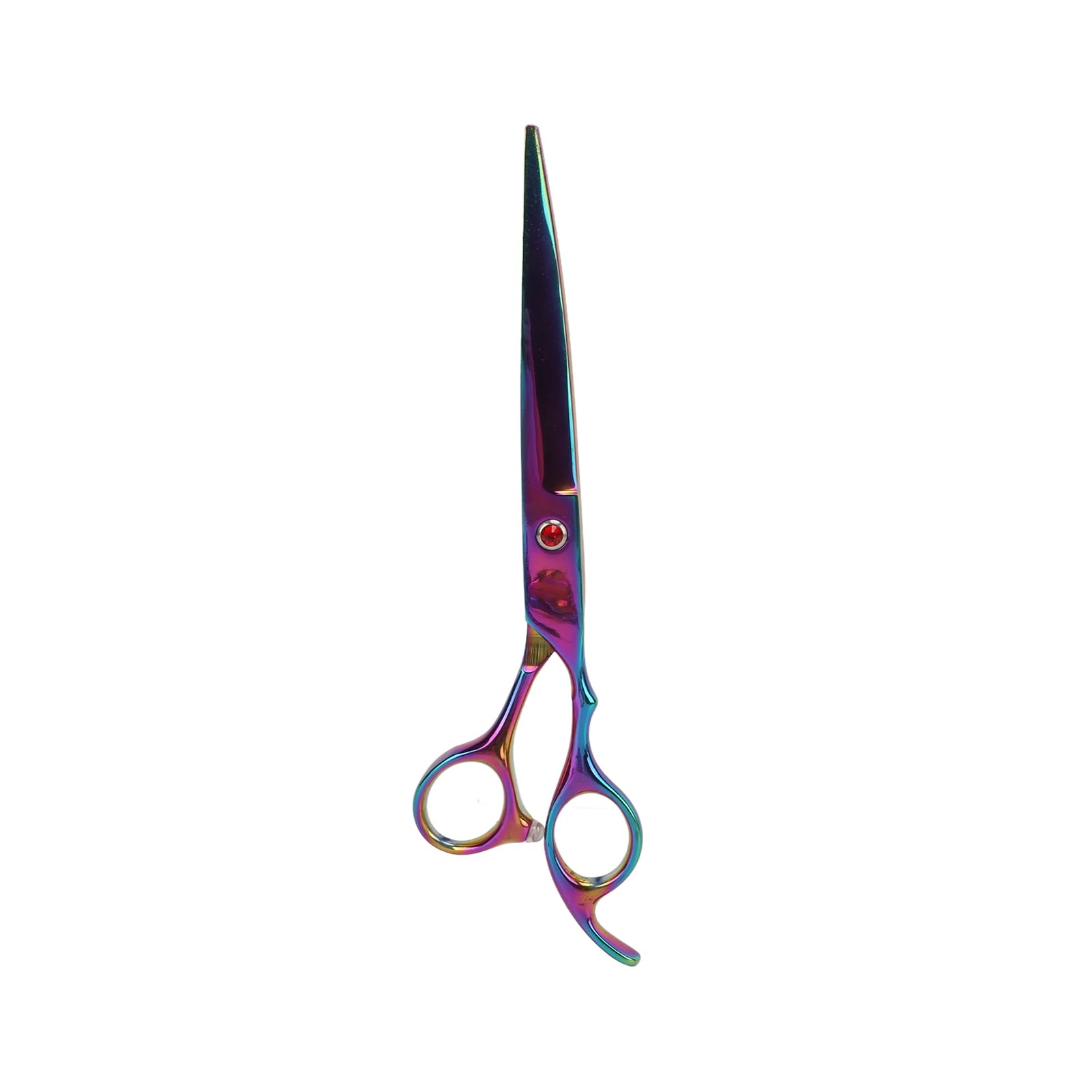 Qcwwy Set di Forbici per Toelettatura, Cesoie per Rifinitura in Acciaio | Kit 4 in 1 con Forbici Dritte e Dentate, Impugnatura Ergonomica e Pettine