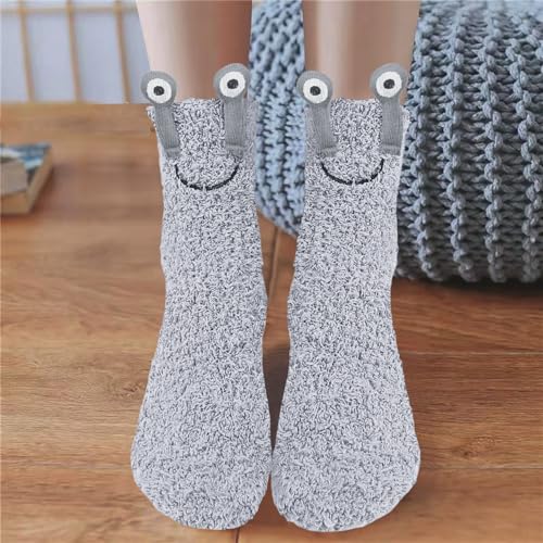 Image of Benefeet Sox Womens Girls Fuzzy Socks with Grips Soft Fluffy Slipper Socks Cute Cozy Winter Socks Christmas Halloween Gifts