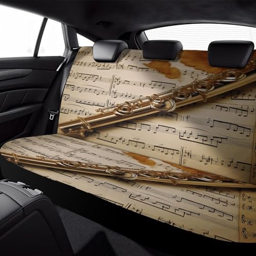 Funda para asiento trasero de coche con ajuste universal elástico y protección total 6