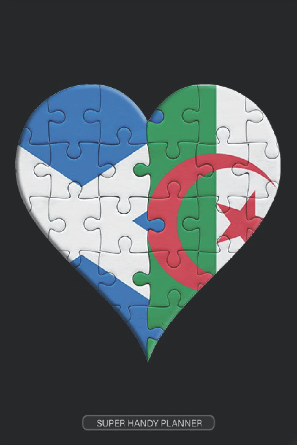 Planner: Scottish Algerian Flag United Heart Jigsaw Puzzle Flags Of Scotland Algeria