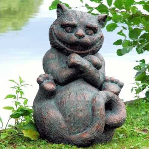 Cheshire Cat (from Alice's Adventures in Wonderland) Garden Statue Ornament