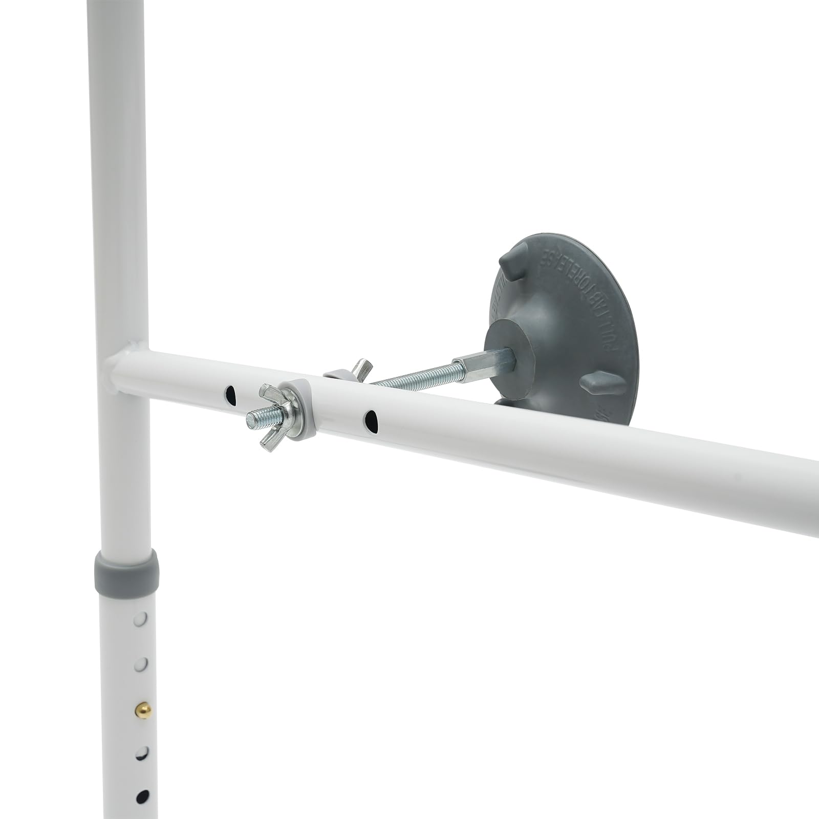 Asidero para levantarse para inodoro, acero al carbono, 6 alturas ajustables, ancho y ancho, asa de apoyo para la pared, 150 kg, capacidad de carga de inodoro