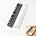 hwojjha 2Pcs Black/Clear Plastic Page Marker Pouch Pagefinder Measuring Today Ruler for A5 Size 6-Hole Binder Notebook (A5, Black + Clear)