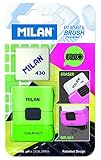 Diseño y funcionalidad Blister Eraser&brush Compact Fluo + goma de recambio