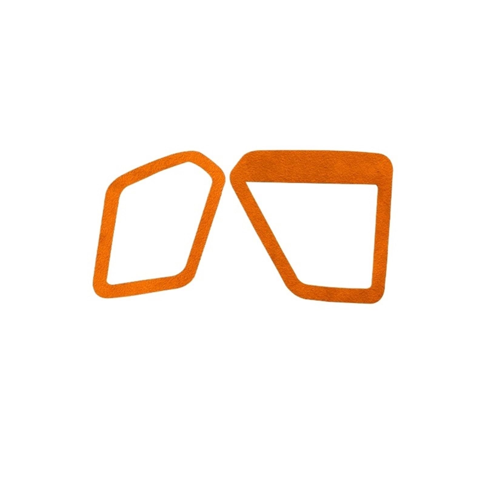 Side Vent Decor Sticker Fit for BMW G20 G28 I3 Dashboard Side Air Vent Trim Frame Sticker Car Interior Tuning Accessory Car Fender Side Vents(2969 Orange LHD)