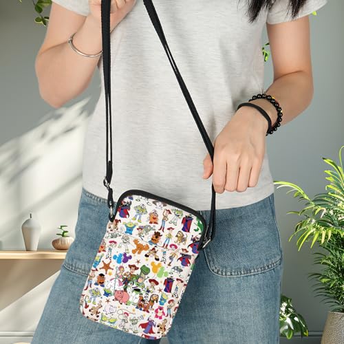 BWWKTOP Buzz Crossbody Bag Woody Fans Gift Buzz & Slinky Dog Shoulder Bag Jessie & Lotso & Rex Merch4