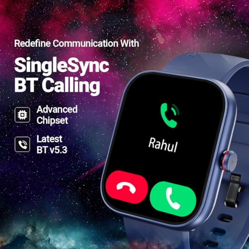 Image of Fastrack Limitless FS2 Smartwatch with 1.91 inch Super UltraVU Display|BT Calling|Advanced ATS Chipset|Functional Crown|320x385 Pixel Resolution|100+ Sports Mode & Watchfaces|Calculator|IP68 - Gun Black