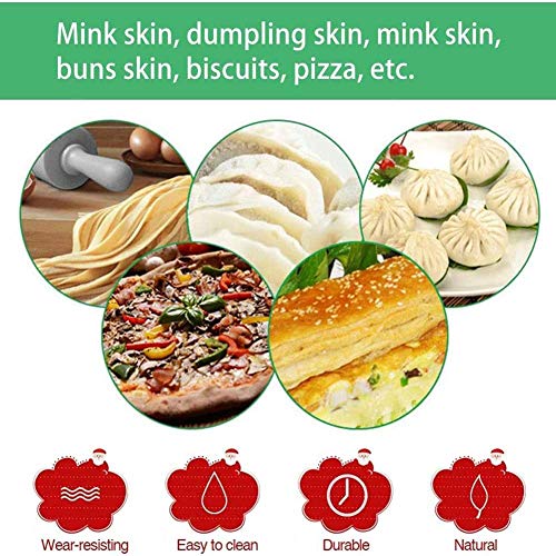 JAHEMU Mattarello Legno Natale Goffratura