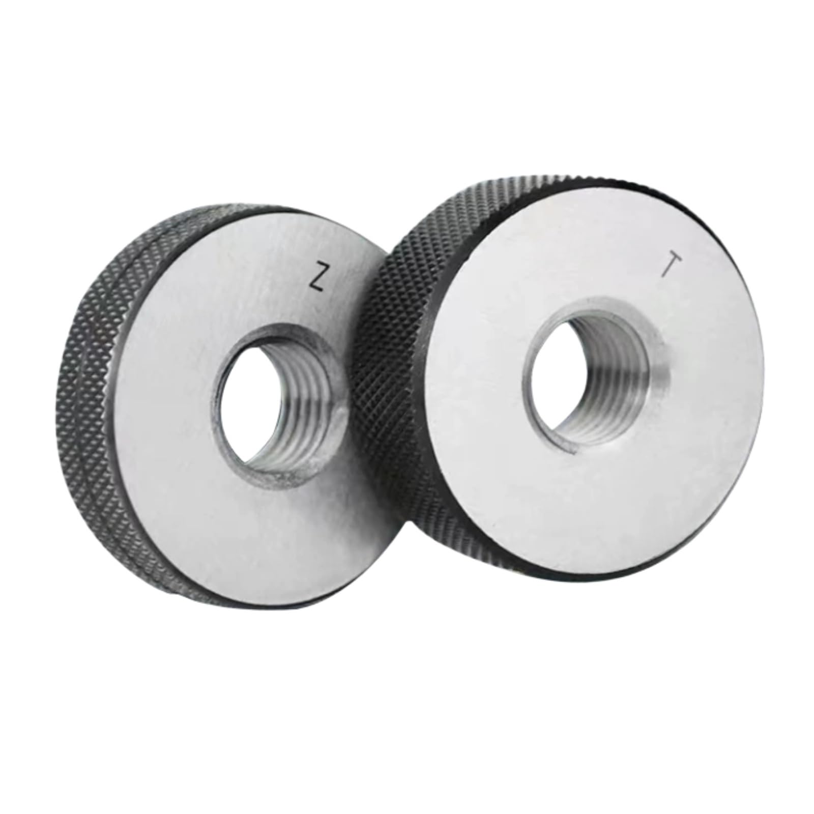 HKEJSJWA 2pcs/set 6h Metric Thread Ring Gauge, M11X1.5, M12X1.5, M13X1.5, M14X1.5, M15X1.5, M16X1.5, M17X1.5, 18X1.5, M19X1.5 Measure Tool(M17*1.5 6h)