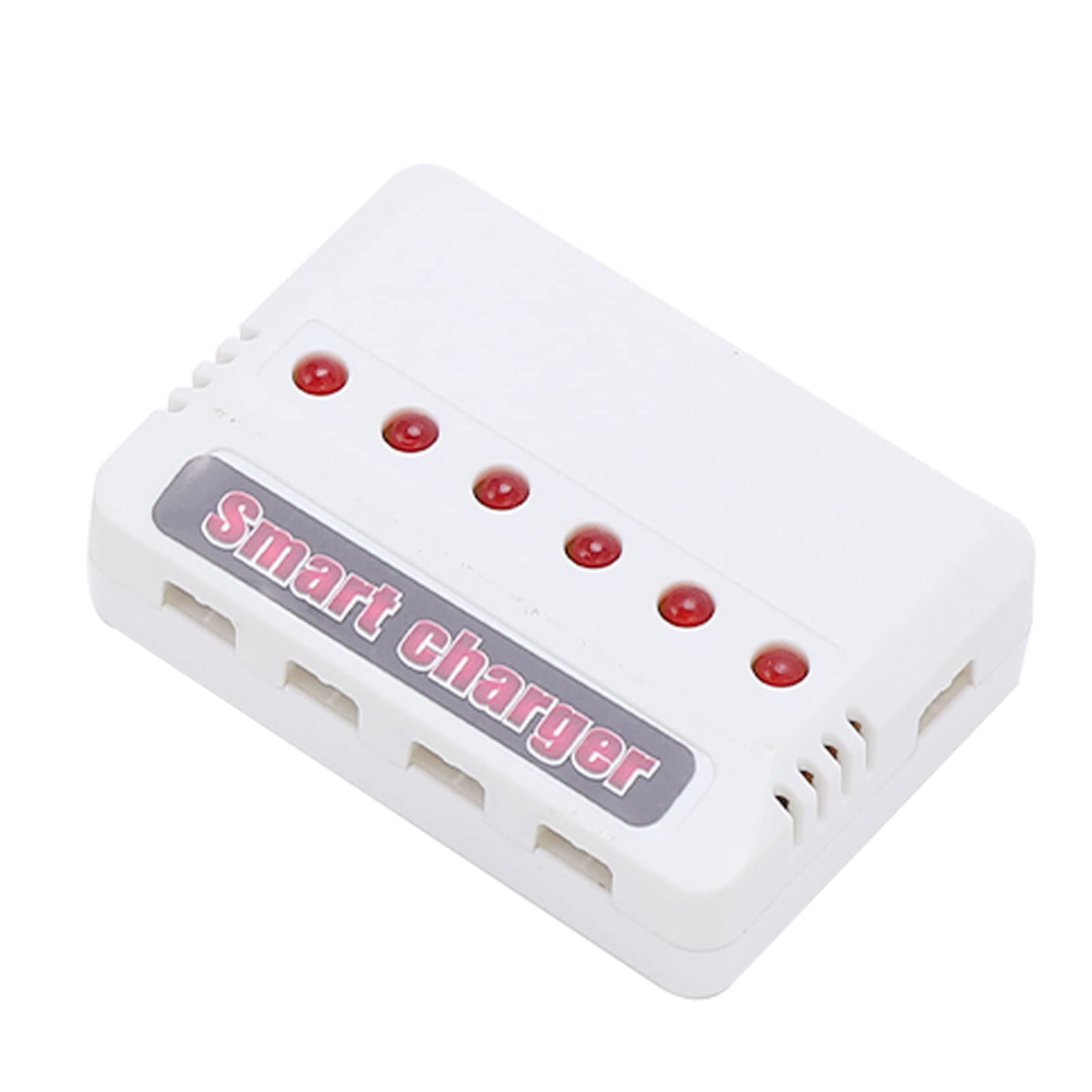 6 uds 3,7 V 650mAh batería Lipo recargable enchufe JST cargador 6 en 1 RC coche barco aviones