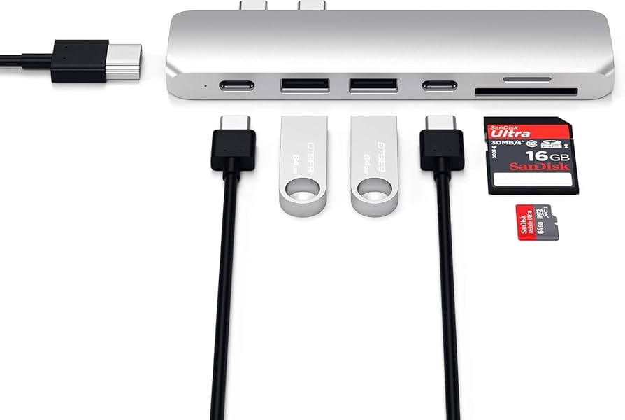 ☆送料無料 Satechi Type-C アルミニウム P 018以降対応 39 Amazon.co.jp: Satechi アルミニウム Pro USB ハブ Type-C 7-in