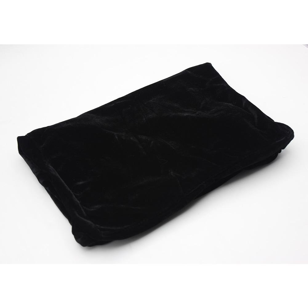 Coprisgabello per pianoforte, coprisgabello decorato per sgabello singolo, sedile universale (nero), accessori per suonare