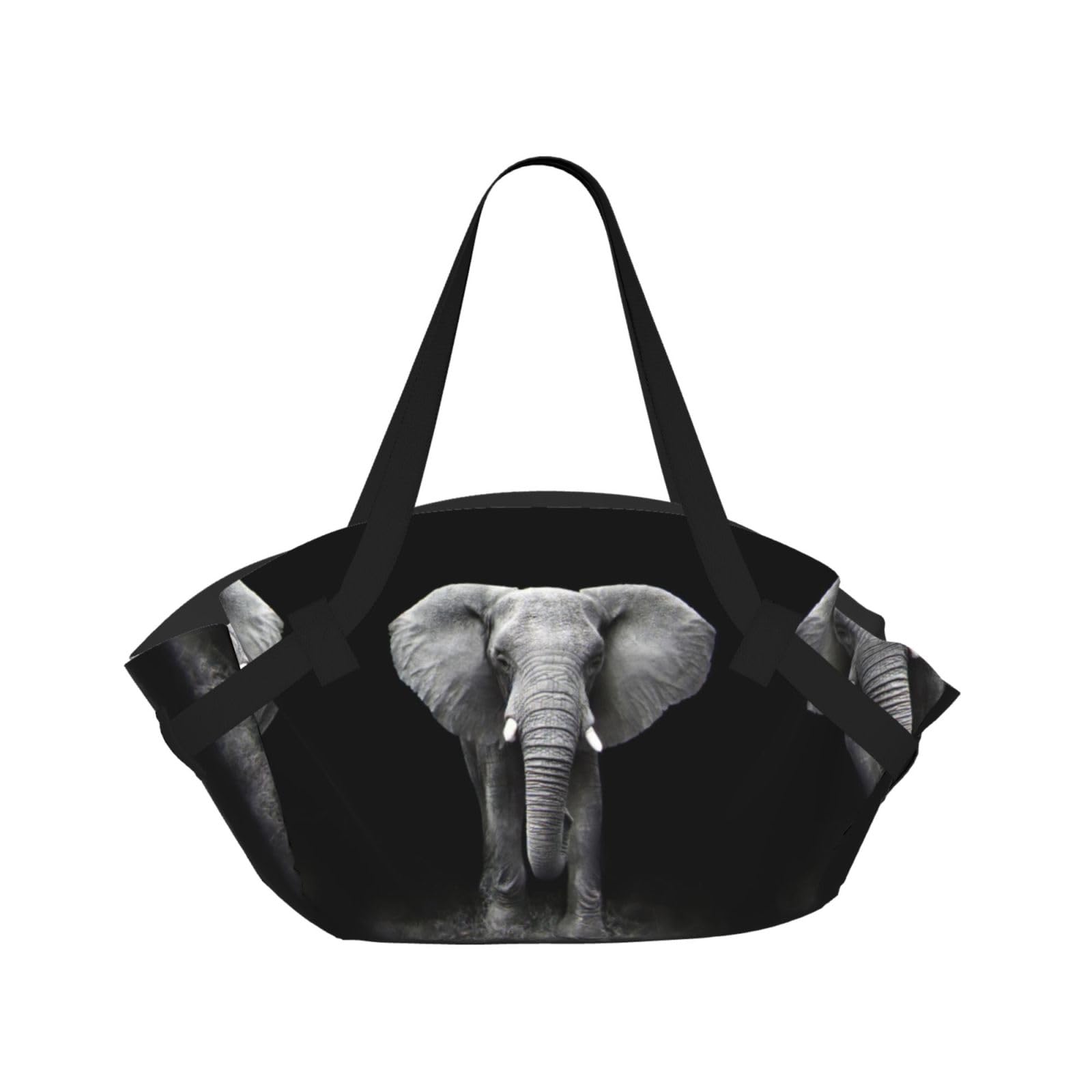 Couverture de pique-nique 2 en 1 convertible en sac à bretelles motif 3D