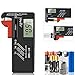 ZHITING Tester Batterie Digital,Digital Tester della Batteria di Volt Checker,Per AA, AAA, C, D, PP3, 9V, 1.5V, Batterie a Bottone