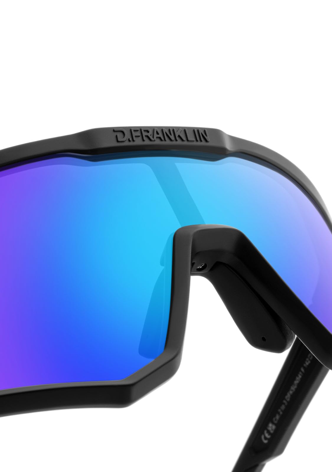 D.Franklin - Occhiali da sole unisex con lenti a protezione UV - Modello hurricane