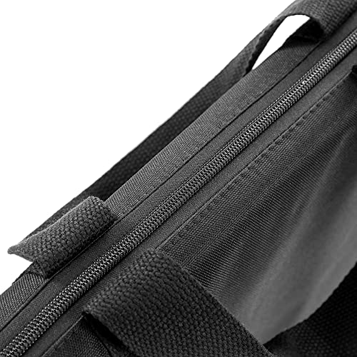Image of Art Portfolio Bag, Drawing Sketch Poster Board Project Sketchbook Carrier Case, 600D Oxford Fabric Waterproof Protector Carrying Storage Tote for Artist, Black