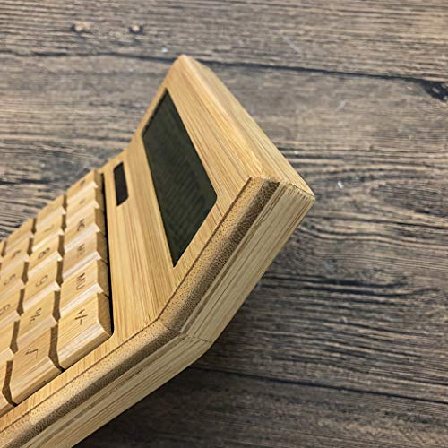 Calculadora de contabilidad con energía solar dual y 12 dígitos 6