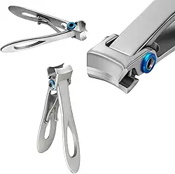 Cortador Unhas Grossas Profissional Aço Inoxidável Unha Grande Dedão Pé Mão Inox Resistente
