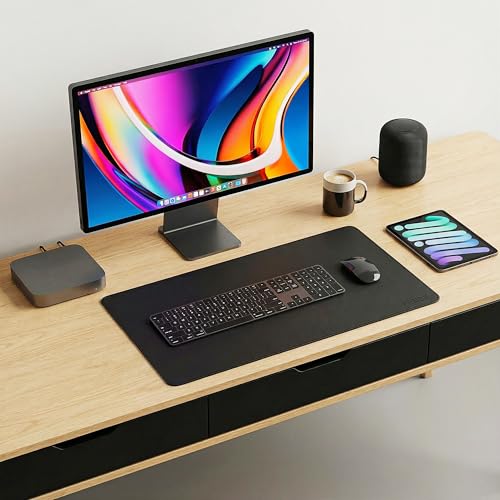 Fenge Desk Pad Mat, Alfombrilla Goma Espuma Reversible 23.6x13.8 in miniatura 2