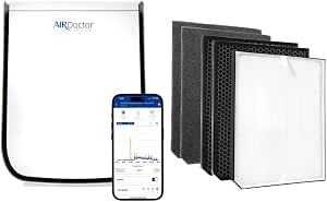 AIRDOCTOR 2000i SMART Purificatore D'Aria WiFi Per Piccole E Medie Stanze - Filtrazione 3 Stadi Con UltraHEPA E Carboni Attivi