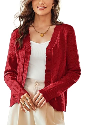 KANCY KOLE Women Draped Open Front Cardigan Elegant Sweater Lightweight