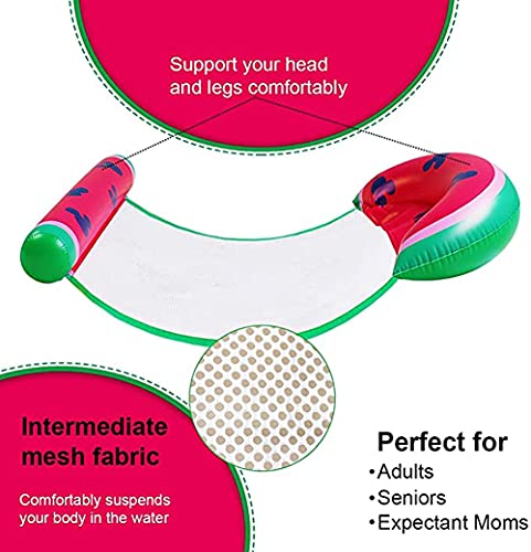 Aufblasbarer Pool Float Wassermelone Schwimmbett Schwimmring Luftkammer Wasserschlauch Pool Floß Extra Dickes… – Bild 4