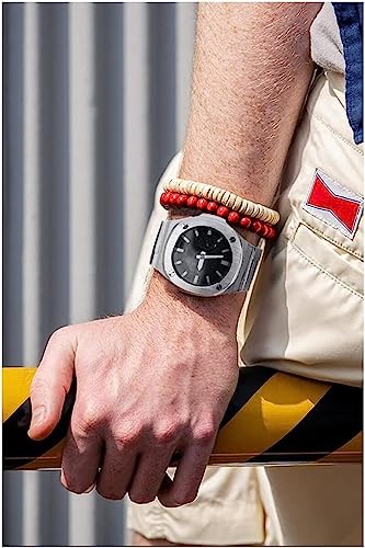 Boîtier GA2100 en acier de luxe avec bracelet intégré rétrofit homme - 2