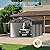 Metal Carport,Carport 10x15 Heavy Duty,Car Tent Garage with Galvanized Metal Roof,Car Port Kits for Snow,Outdoor Car Shelter