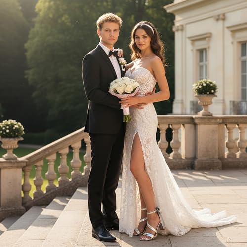 Image of Reimferce Womens Comfortable Heels for Wedding: No Blisters & Sore Feet by 40% Better Shock Absorption During Wedding - 8-Hour Keeping Pain-Free for Brides & Bridesmaids