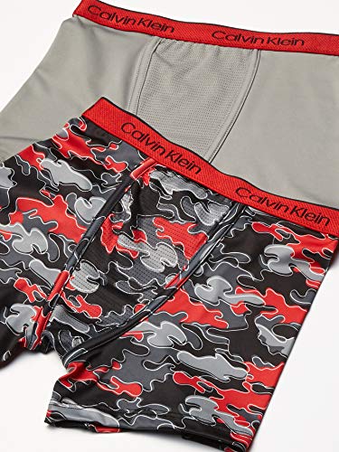 Image of Calvin Klein Kids Boys' Performance Boxer Brief Underwear 2-Pack