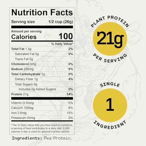 Puris Acremade Textured Pea Protein, Unflavored Meatless Crumbles, Soy Free, Shelf-Stable, Gluten Free, 21G Of Protein, Plant-Based Vegan Meat Substitute Made From Peas thumb #4