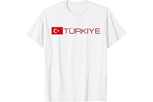 TURKIYE TURKEY FLAG TURKISH BANNER SPORTS JERSEY STYLE T-SHIRT