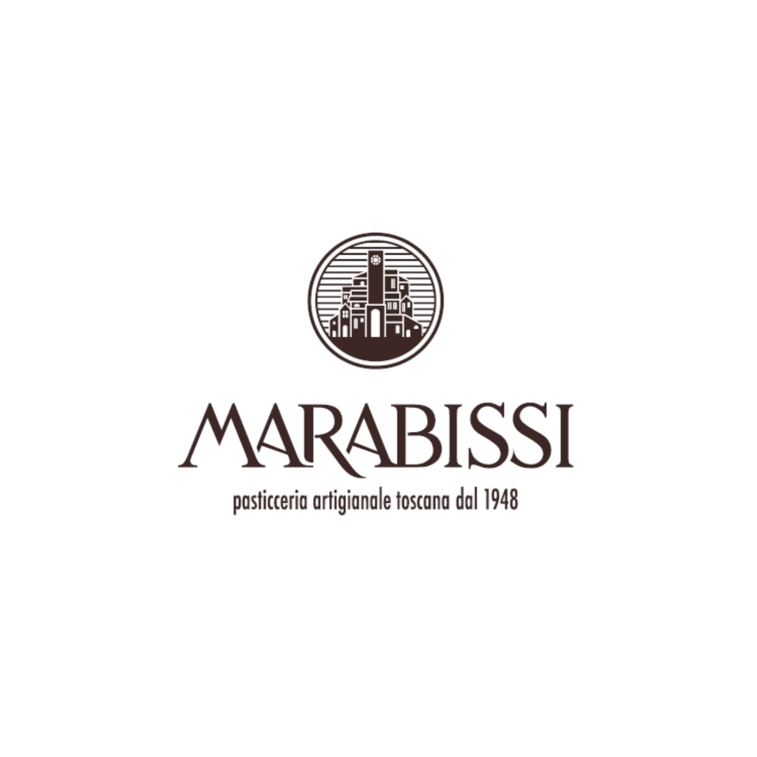 Marabissi® | Pasticceria Artigianale 15 Cantuccini Mandorla | Cantucci alla Mandorla Confezionati 120 Gr. | Cantucci Artigianali per Vinsanto
