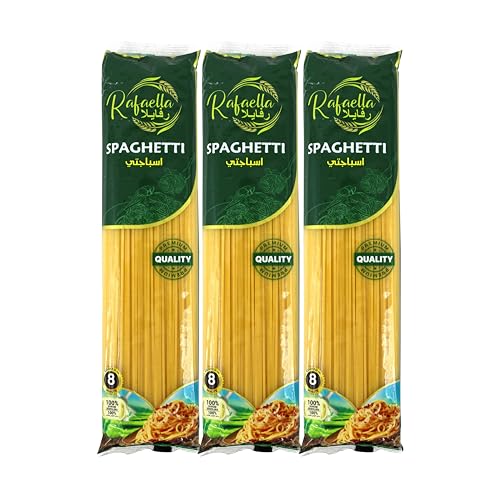 Rafaella Spaghetti Pasta 400g - Pack of 3| Premium Quality | Long Pasta Made from 100% Durum Wheat Semolina | Cooks in just 8 minutes!