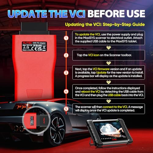 2026 Autel CAN FD Adapter, Support CANFD Protocol for GM 2020+, for Ford 2021+, for FCA Cars 2020+, for Toyota 2020+, etc., Work with Autel OBD2 Scanner MK808S MX808S MaxiSys Elite MK908 MS908 MS906BT - Image 8