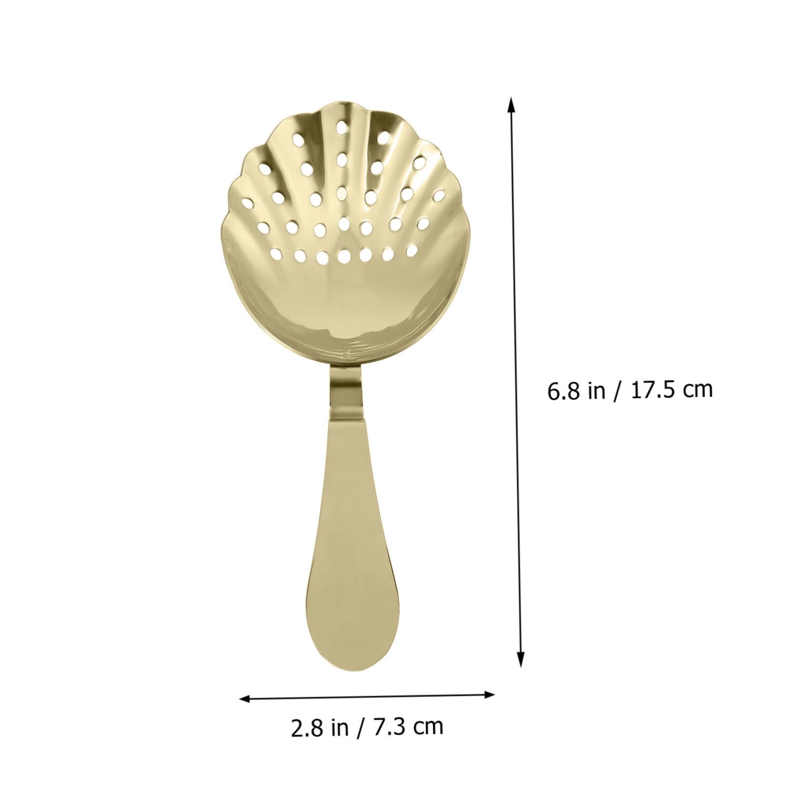 PRETYZOOM 1Pc Stainless Steel Cocktail Strainer Ergonomic Barware Strainer for Professional Mixologists Mirror Polished Design for Easy Cleaning for Filtering Fruit Drinks