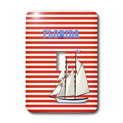 Interrupteur simple 3dRose lsp_100606_1 voilier style nautique
