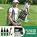 ZHIBEIYOU Golf Club Cleaning Care Kit, Include Golf Grip Cleaner Club Cleaner Club Polish, Cleaner Brush Golf Towel Portable Bag, Golf Essentials Accessories, Gifts for Golfers Men