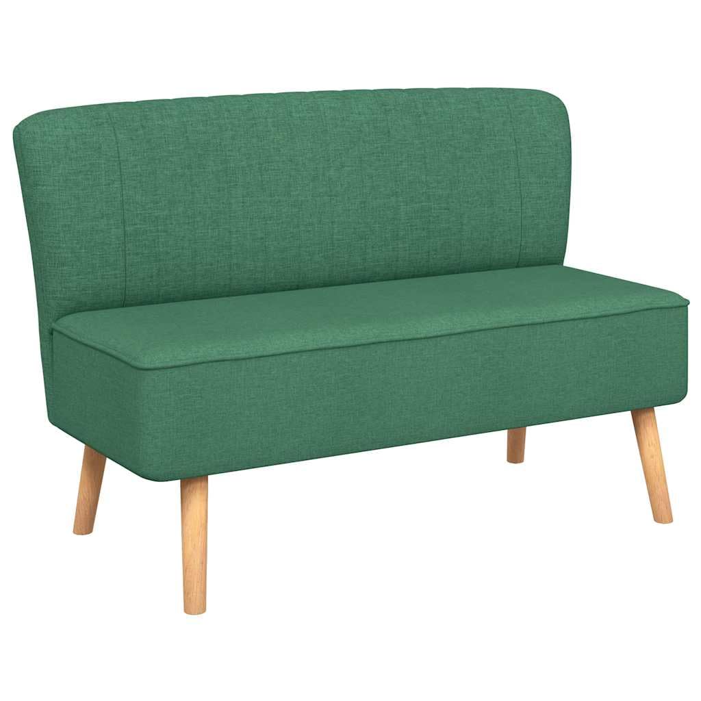 Tomostar Canapé 2 Places, Causeuse de Salon Sofa 2 Places 117x55,5x77 cm Tissu Vert