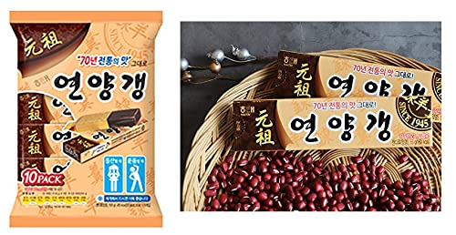 Sweet Jelly Paste Red Bean Grain Syrup Youkan Korean 55G X 20 Count