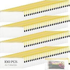 White Pouch Yellow Zipper